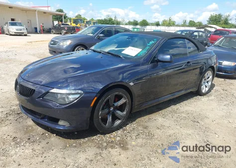 2008 BMW 650I из США, поврежденный, VIN WBAEB53578CX63760